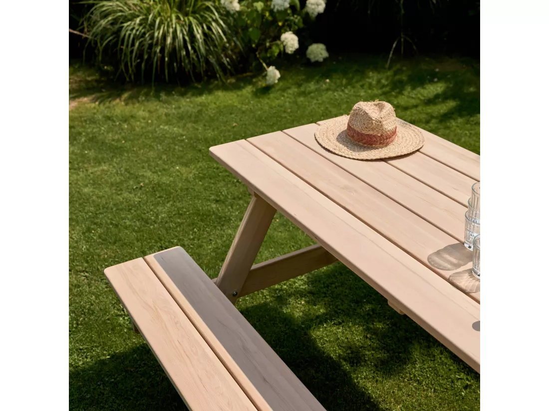 Table de pique nique en bois