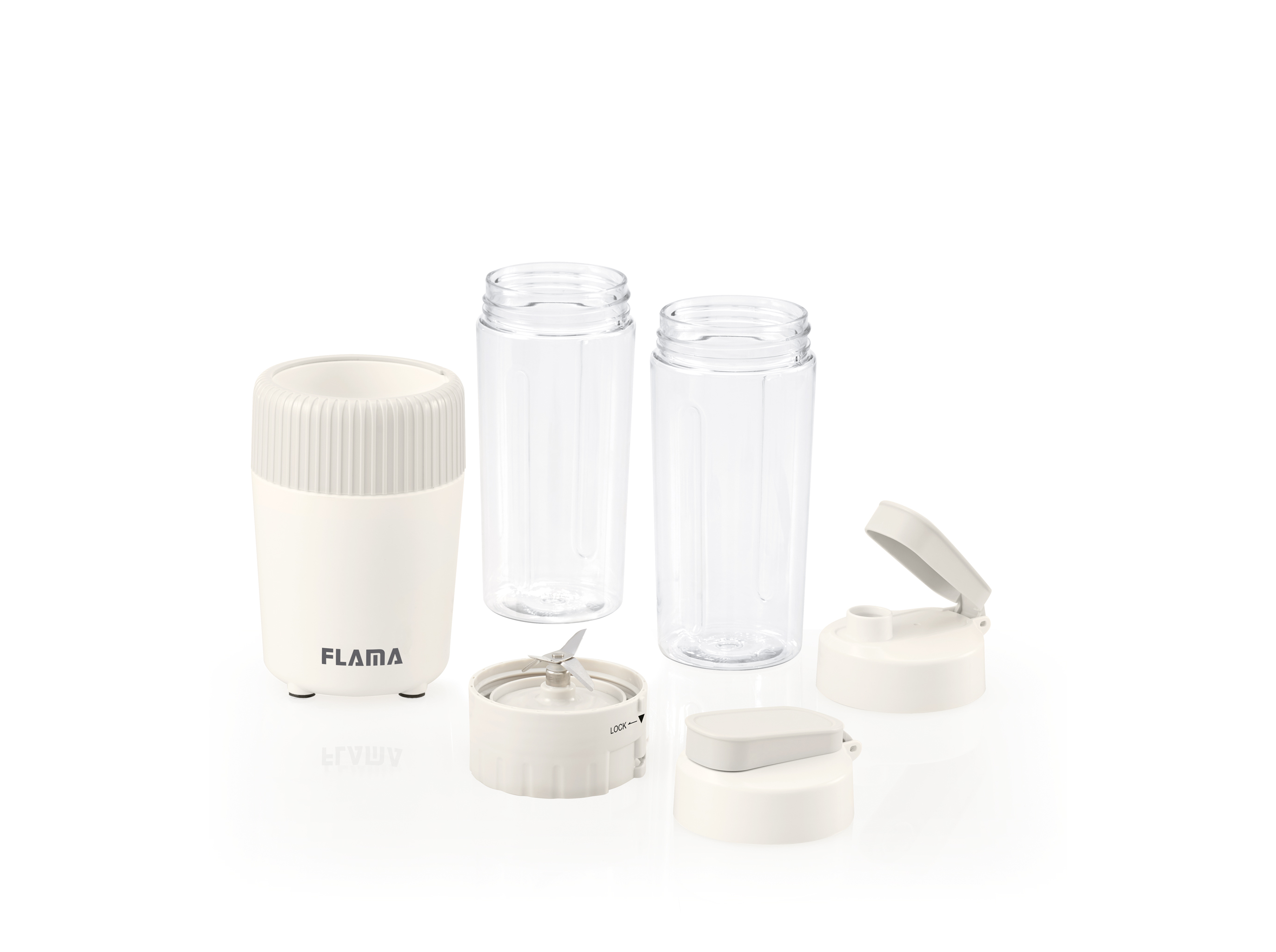 LIQUIDIFICADORA FLAMA 2221FL TO-GO PEARL WHITE 300W 0.6 L