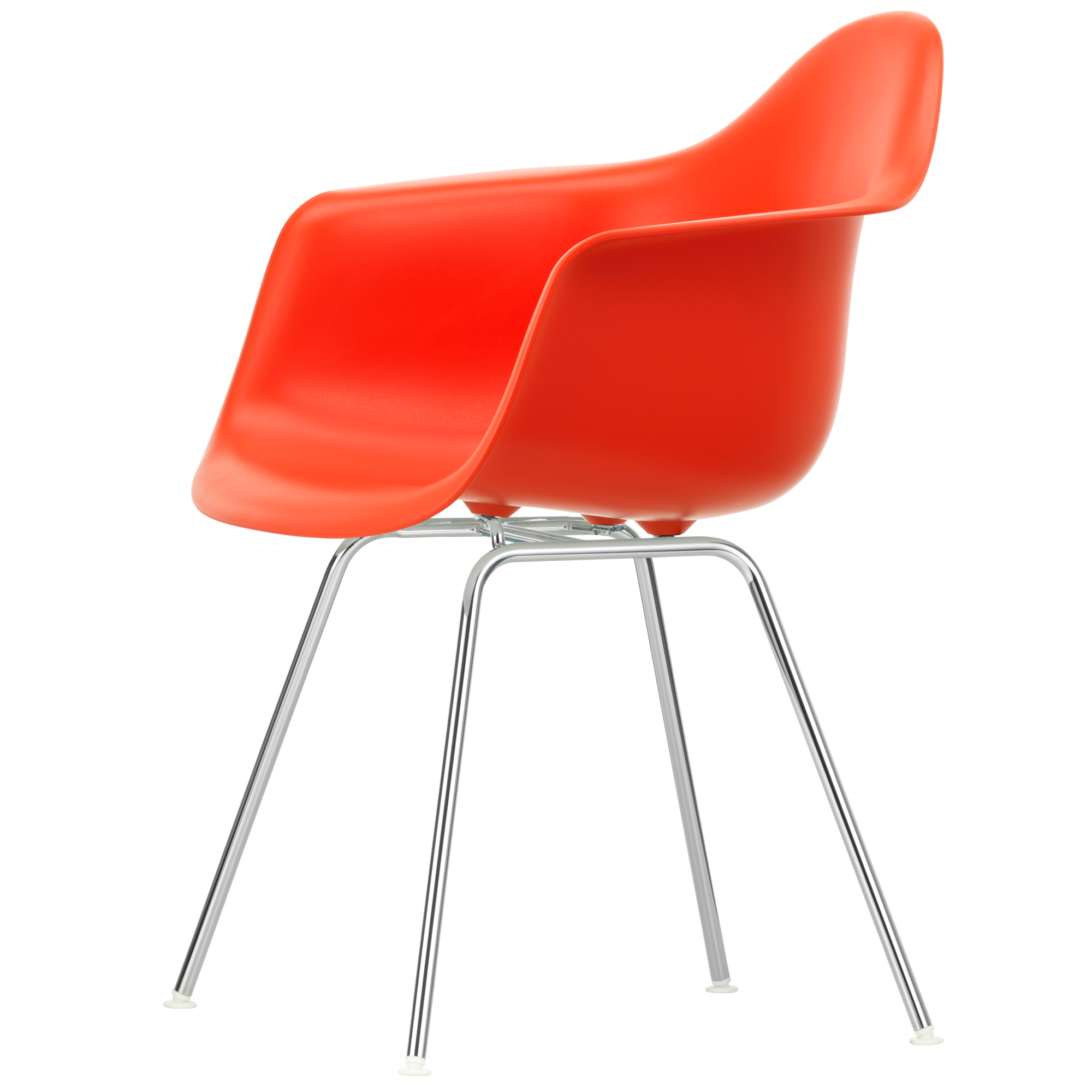 Eetkamerstoel DAX RE chroom Poppy Red
