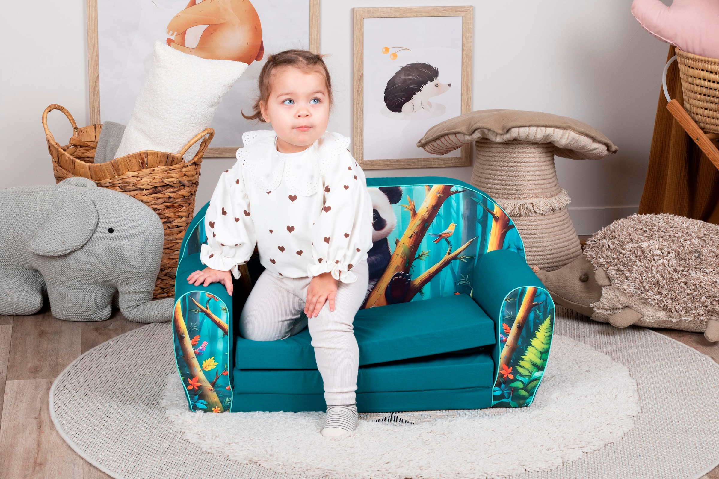 Knorrtoys® Sofa »Lucky panda« für Kinder; Made in Europe