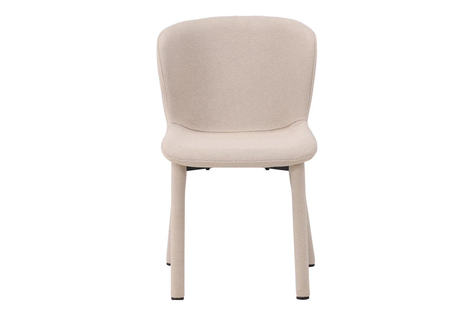 Astoria Spisestol. Sett av 2. Sett av 2. Beige bouclé med beige bouclé ben.