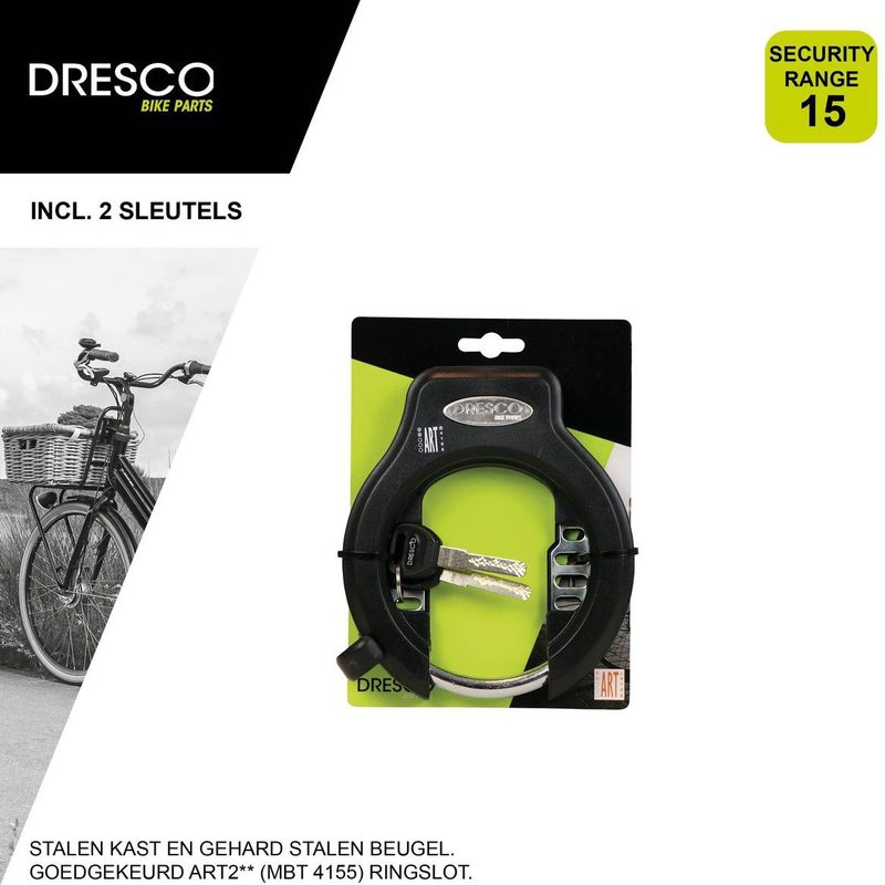 Dresco - RingSlot - ART2 Goedgekeurd - Staal - Extra Beveiliging