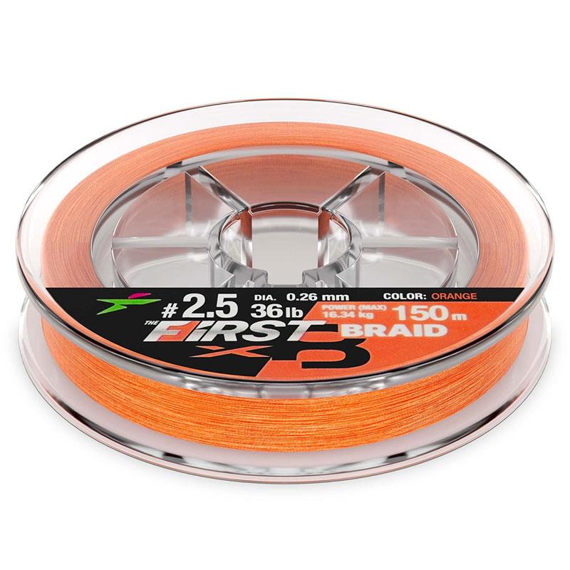 Tresse Intech First Braid X8 - Orange - 150M