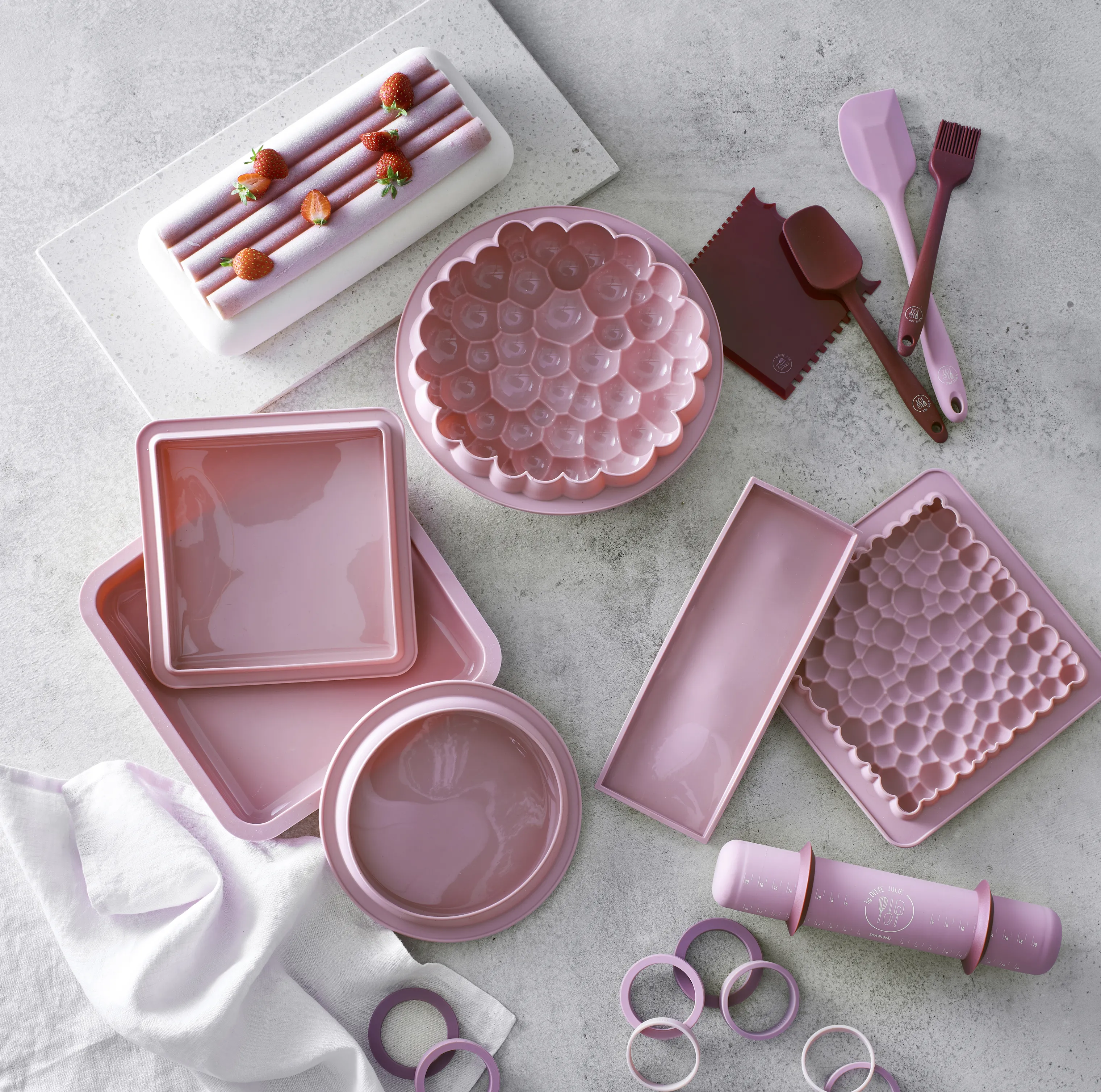 by Ditte Julie Silikoneform - Store bobler