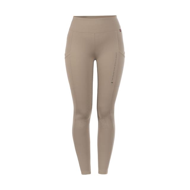 Paardrijlegging Cavallo CAVALLeah Grip RL Full Grip Lichtbruin