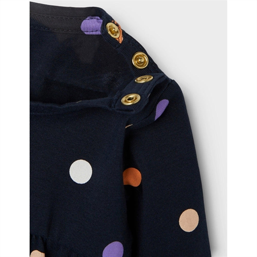 Dark Sapphire Tunna Kjole - Name It → Luksusbaby.dk