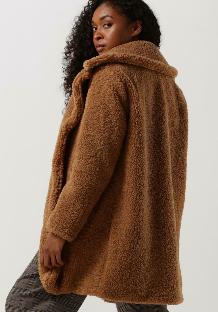 NOTRE-V camel notre-v teddy jas teddy coat short