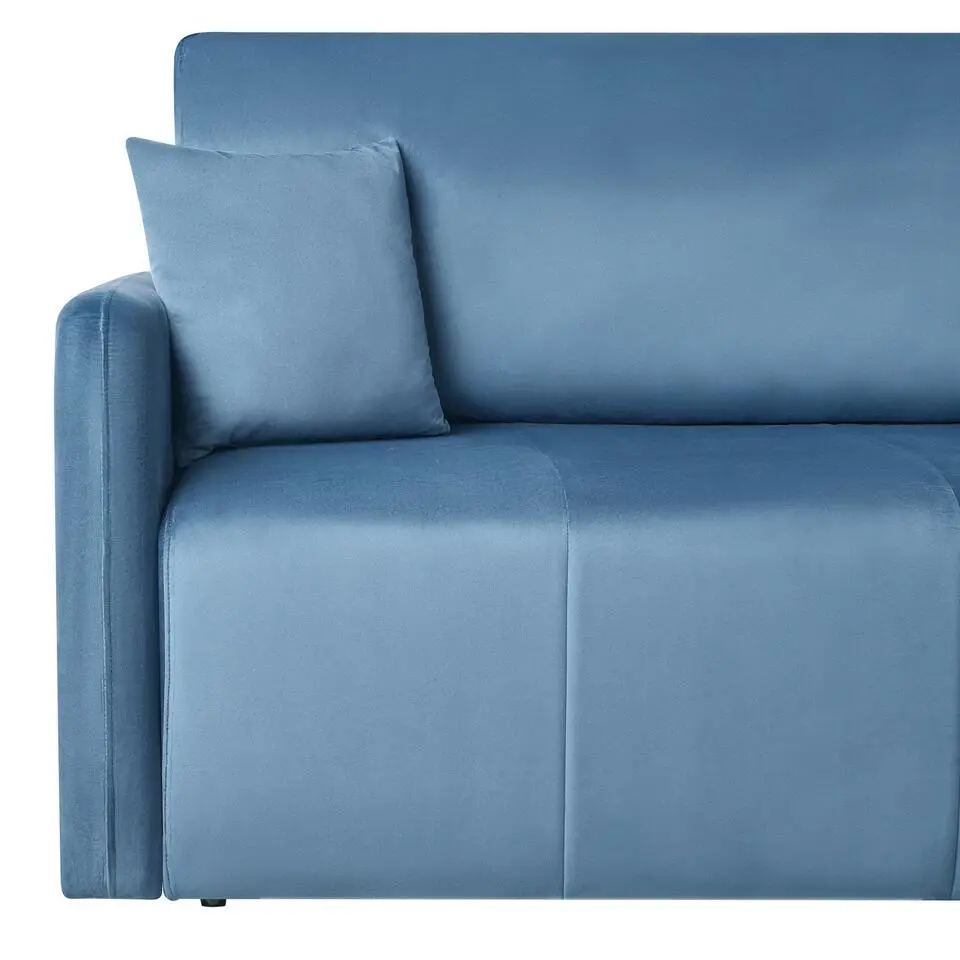 EGGE - Driezitsbank - Blauw - Fluweel