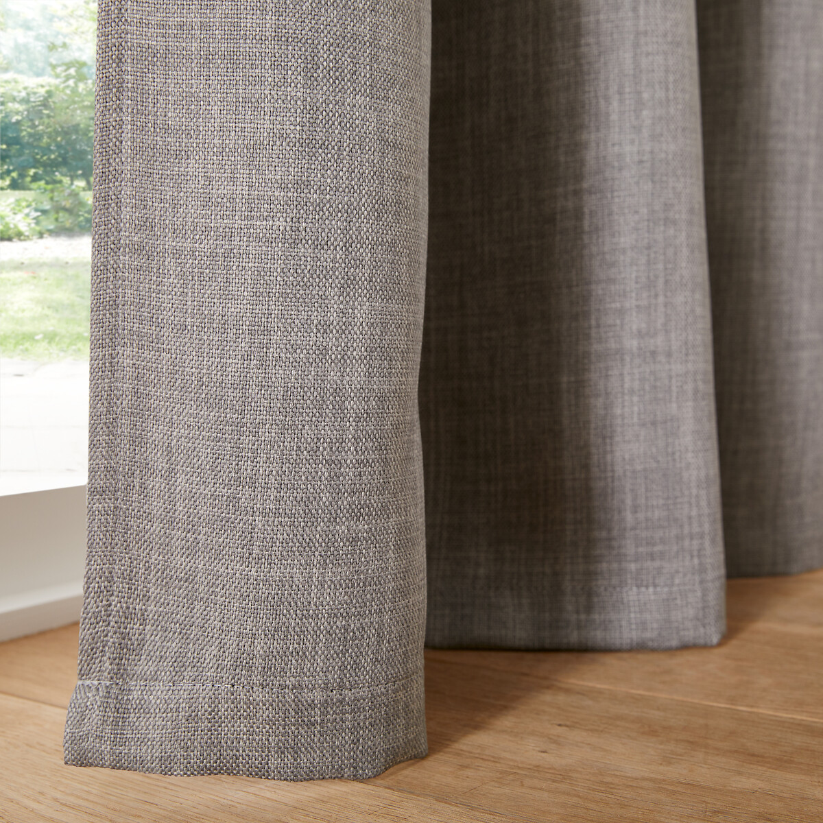 LA REDOUTE INTERIEURS<br>Cortina blackout com laços ocultos Exurie