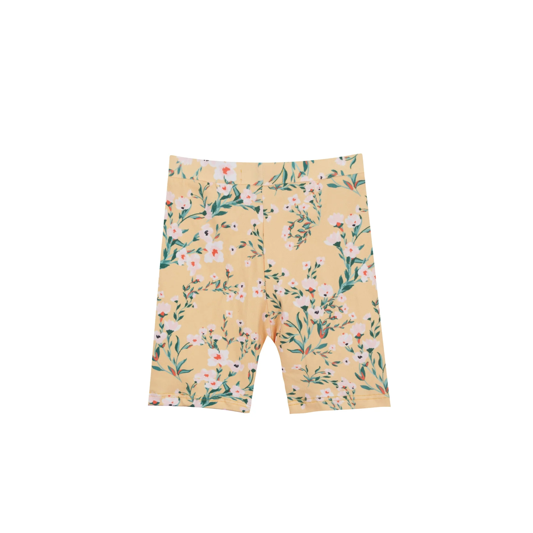 Liberte Ami Alma-Bicycle-Shorts (Kids) ellow green flower