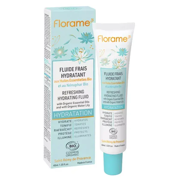 Fluido Hidratante Orgânico Florame Fresh 40ml
