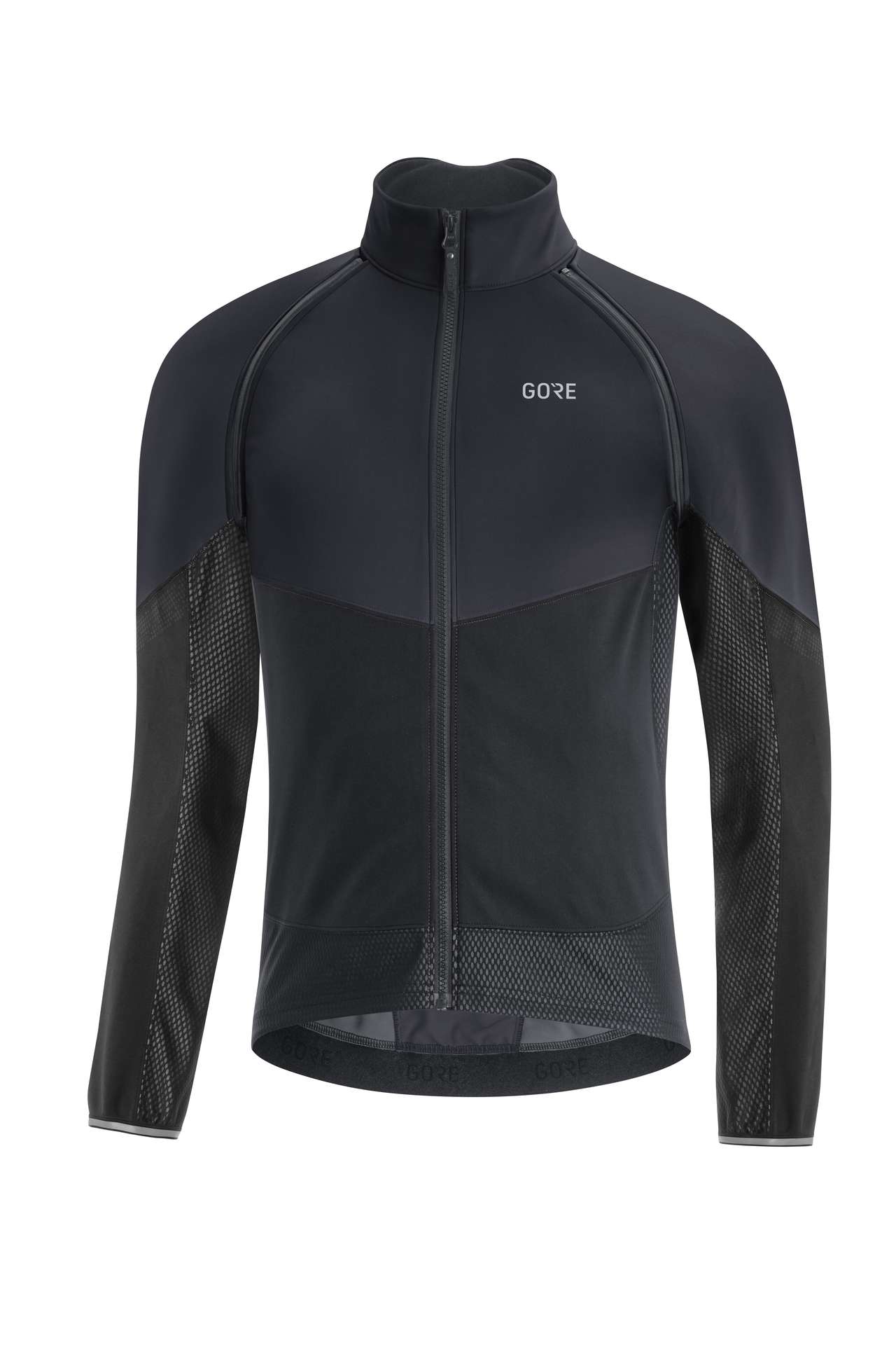 GORE Wear Phantom Fietsjack Zwart/Grijs Heren