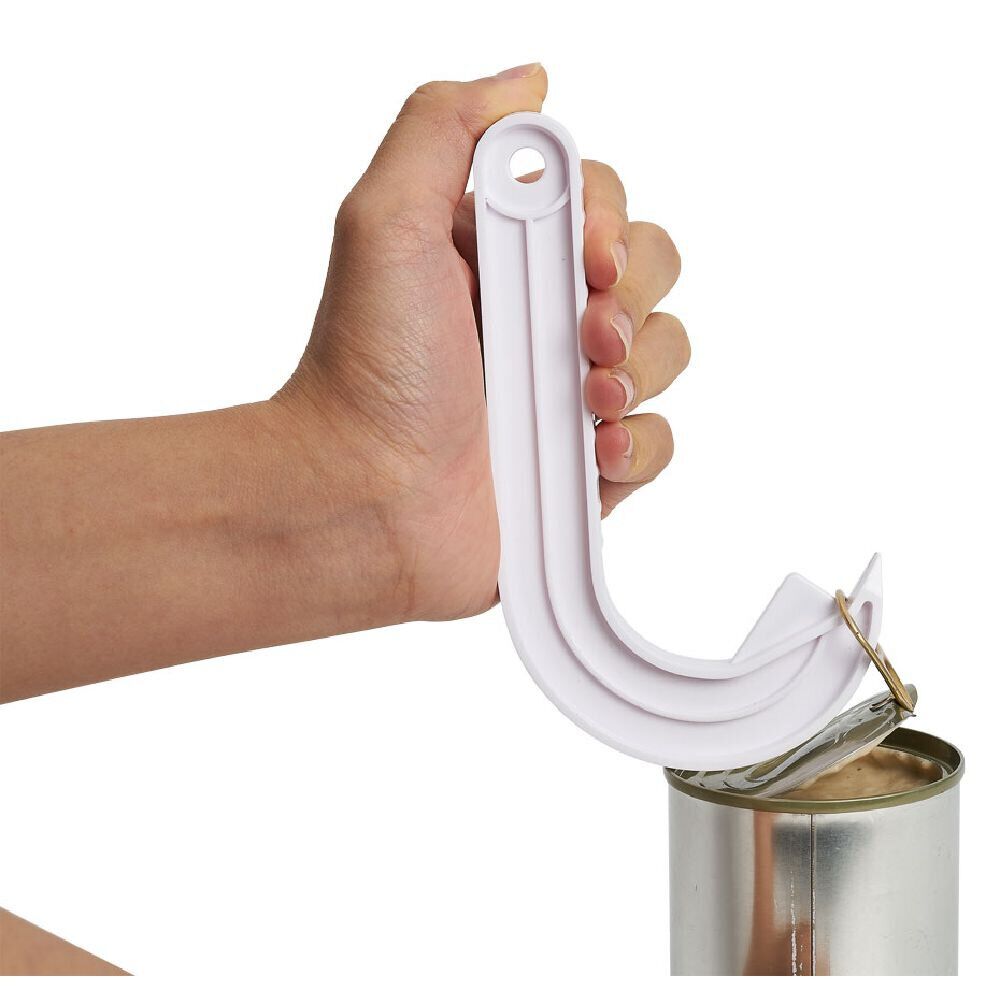 Ouvre-boîte à anneau ergonomique L15cm blanc