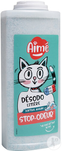 Aimé Désodorisant Litière Chat Anti-Odeurs Senteur Marine 700ml
