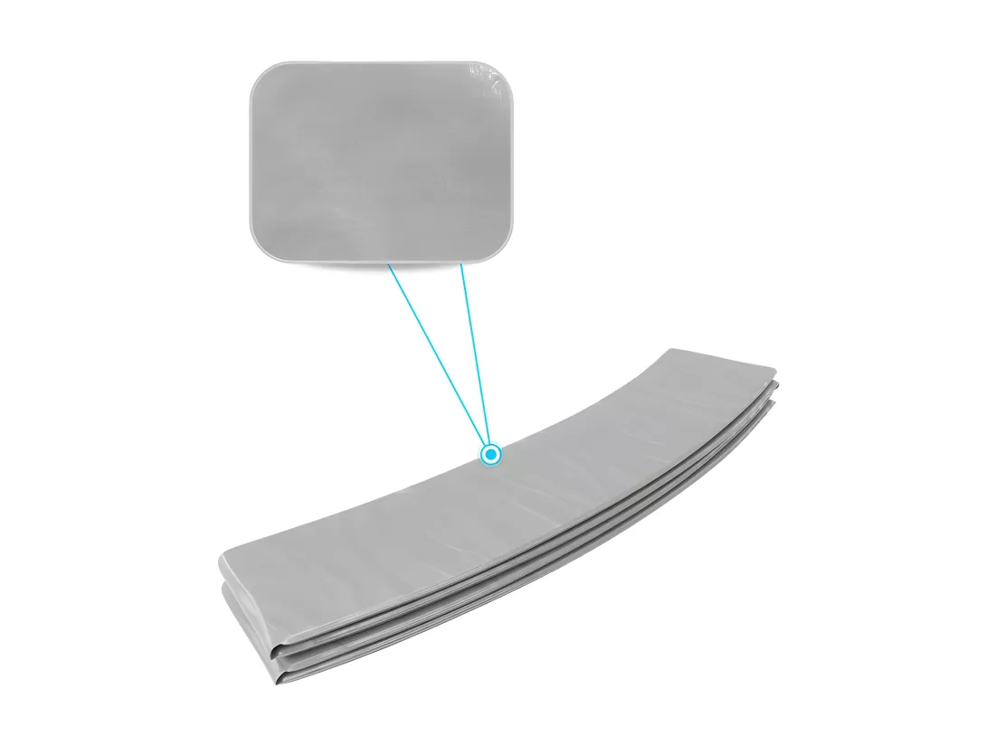 Coussin de protection des ressorts pour Trampoline 14Ft / 427 cm - Gris - PE