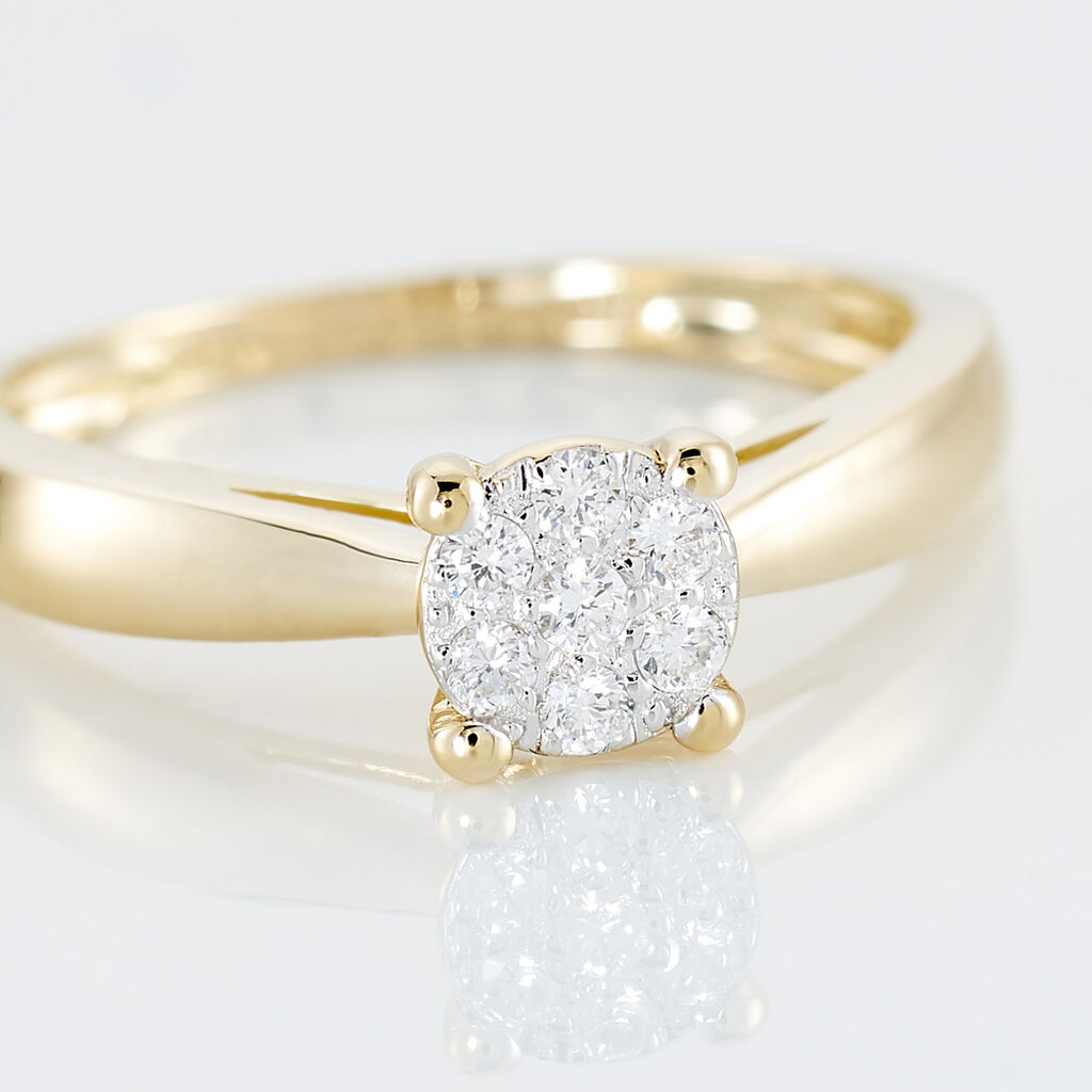 Bague Solitaire Artemis Or Jaune Diamant