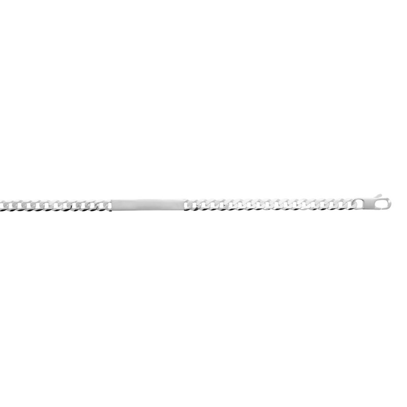 Gourmette Homme - Argent 925 - Chaîne gourmette - Largeur : 5 mm - Longueur : 18 cm