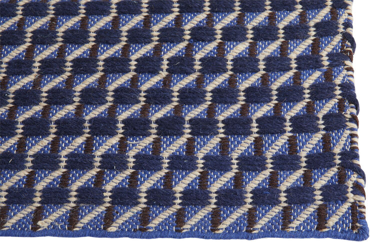 Hay Channel Rug-60 x 200-Blue, white