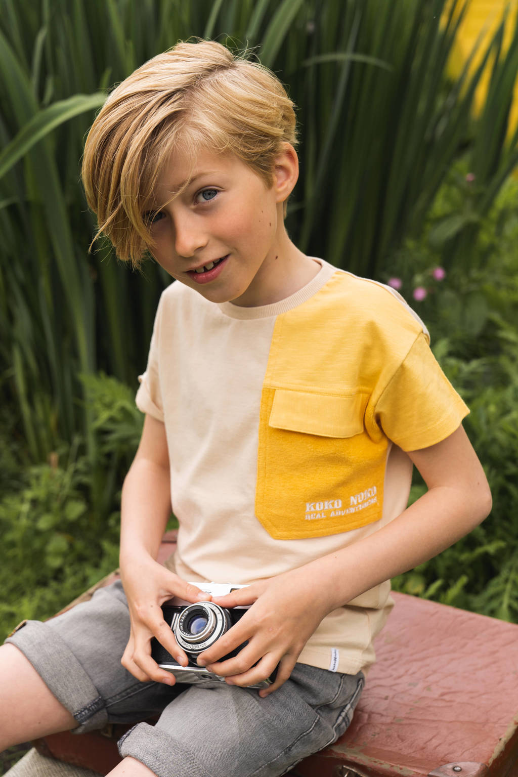 Koko Noko T-shirt beige/geel