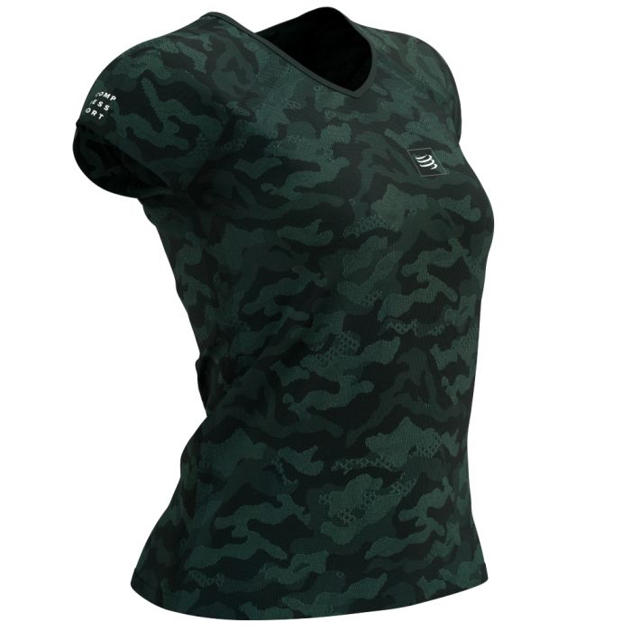 Compressport Dame T-shirts Training SS T-shirt Grøn