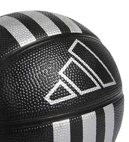 adidas Performance Basketball - Gr. 3 - Mini - Schwarz/Silber