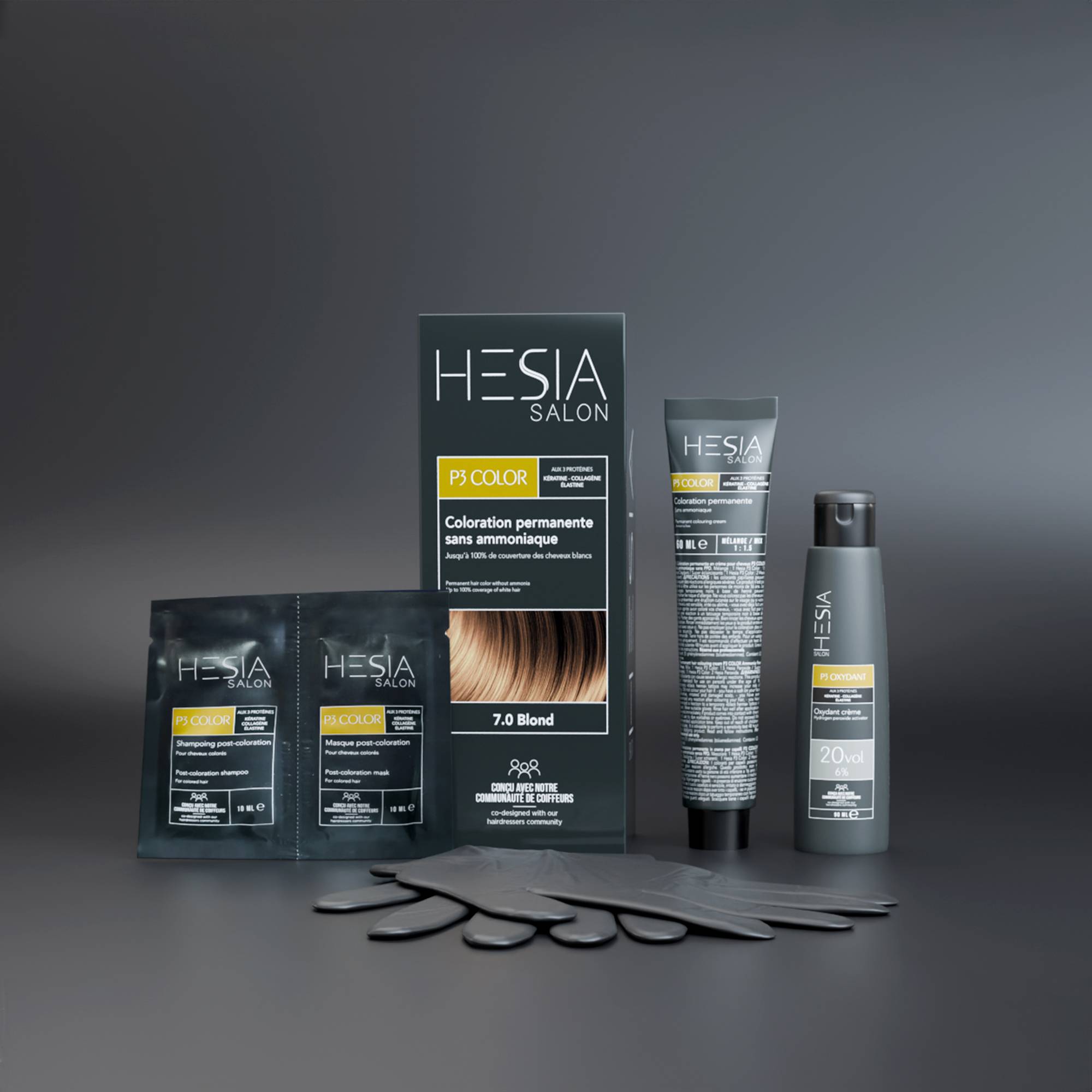 Kit coloration permanente sans ammoniaque P3 Color / 170ml