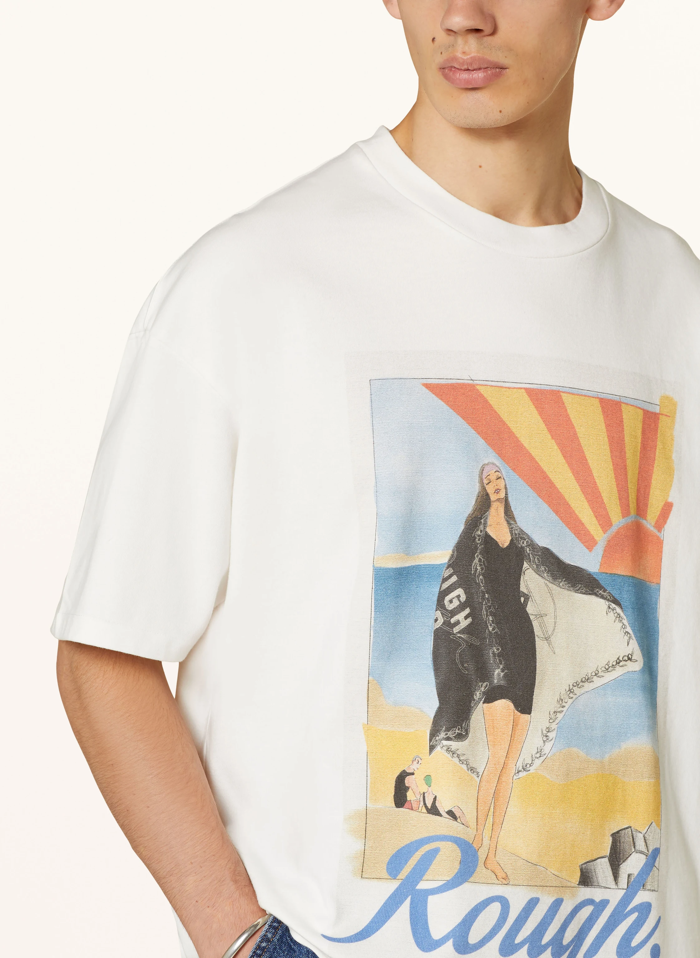 rough. T-Shirt VINTAGE POSTCARD