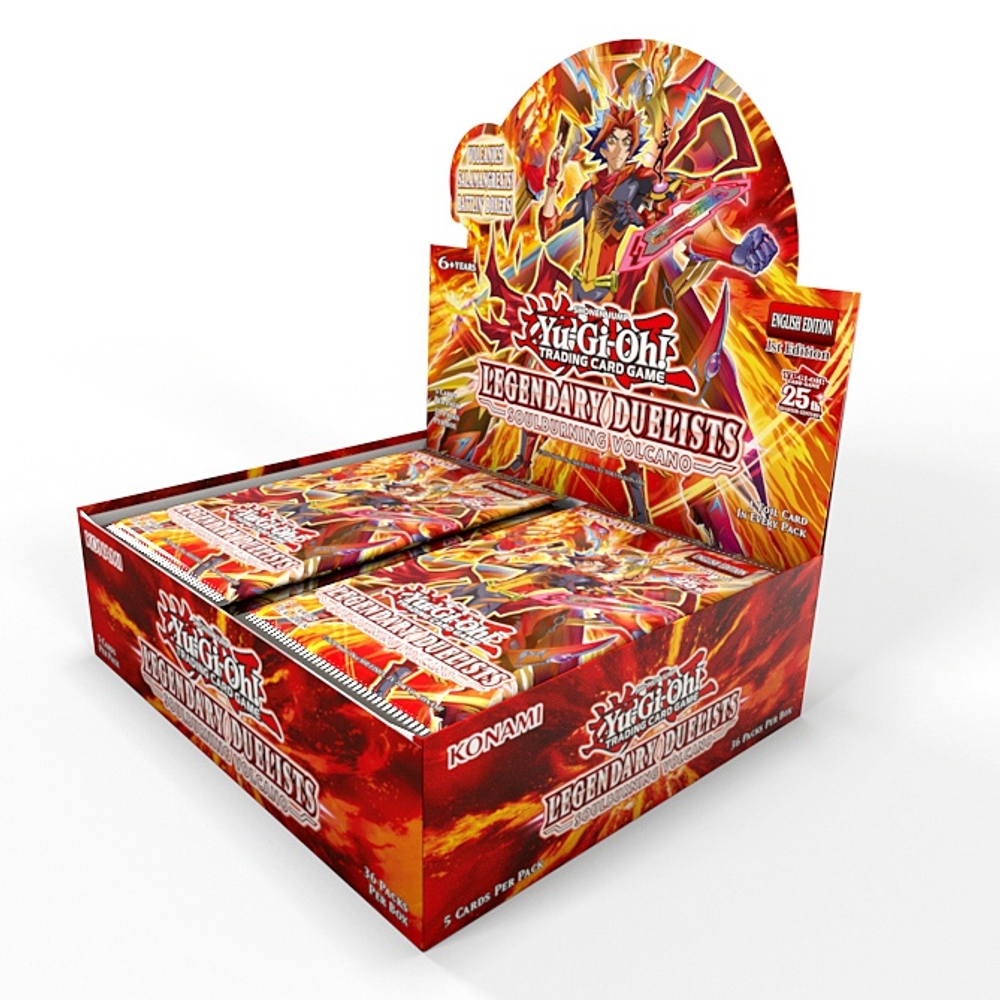 Yu-Gi-Oh! Sammelkartenspiel: Legendäre Duellanten – Seelenbrennender Vulkan Boosterpack-Sortiment