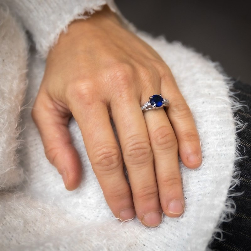 Bague Femme Rhodium JUZA