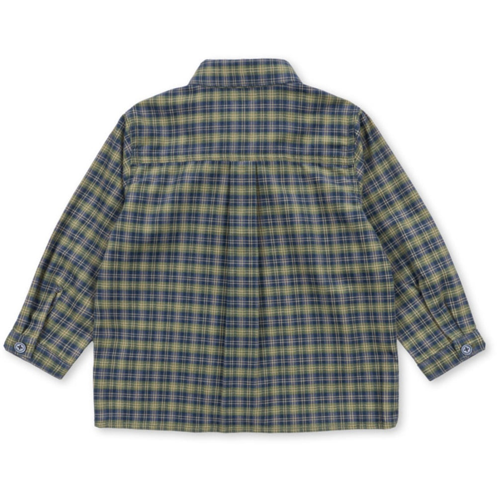 Køb Konges Sløjd Laurel Blue Check Cara Ls Skjorte GOTS