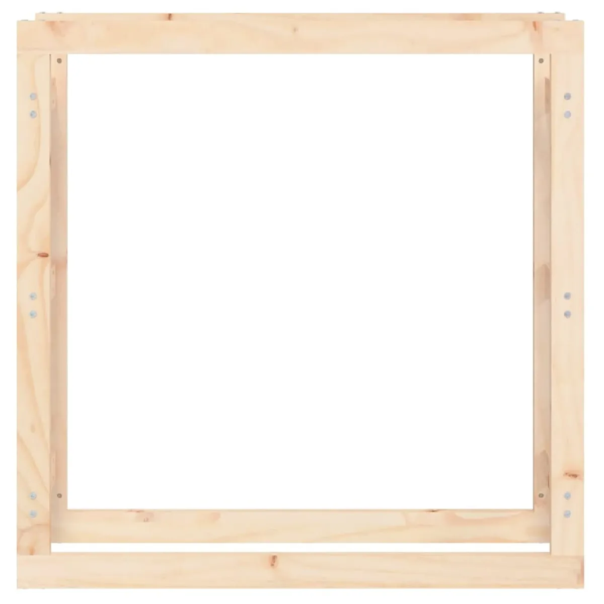 vidaXL Support pour bois de chauffage 100x25x100 cm - Bois de pin