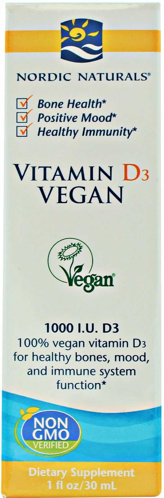 Vitamina D3 Vegana da Nordic Naturals 30 ml