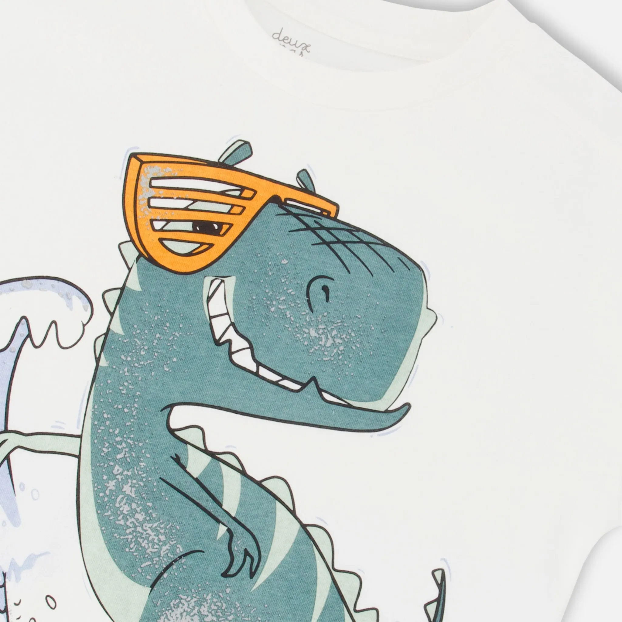 Deux par Deux T-shirt Dino Surf BOYS 3-6ans