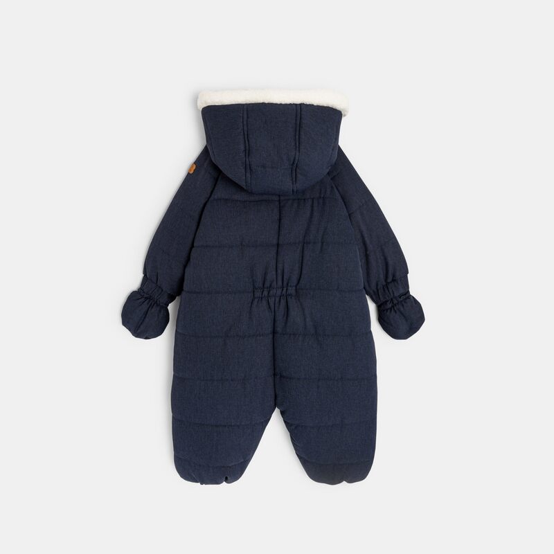 Combipilote fourrée sherpa bleue naissance