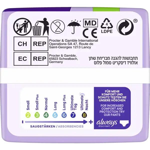 Discreet Inkontinenz Small Plus
