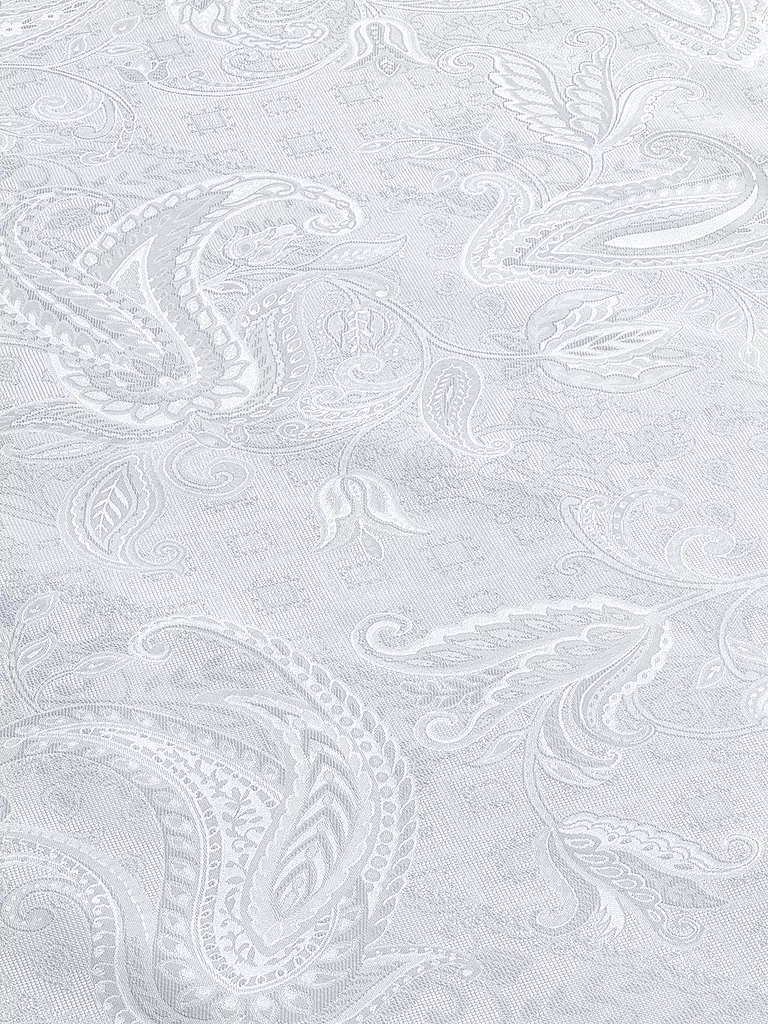 CHRISTIAN FISCHBACHER Jacquard-Kissenbezug SASSAN 70x90cm Weiss  weiss