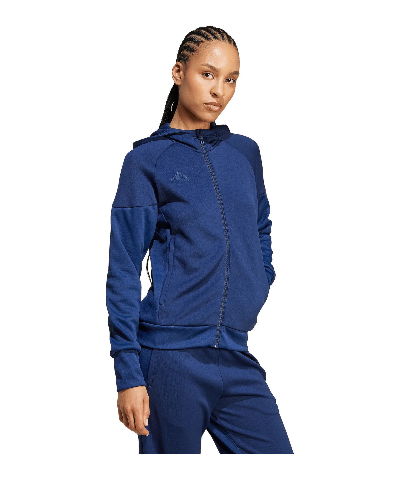 adidas Tiro 25 Kapuzenjacke Damen Blau