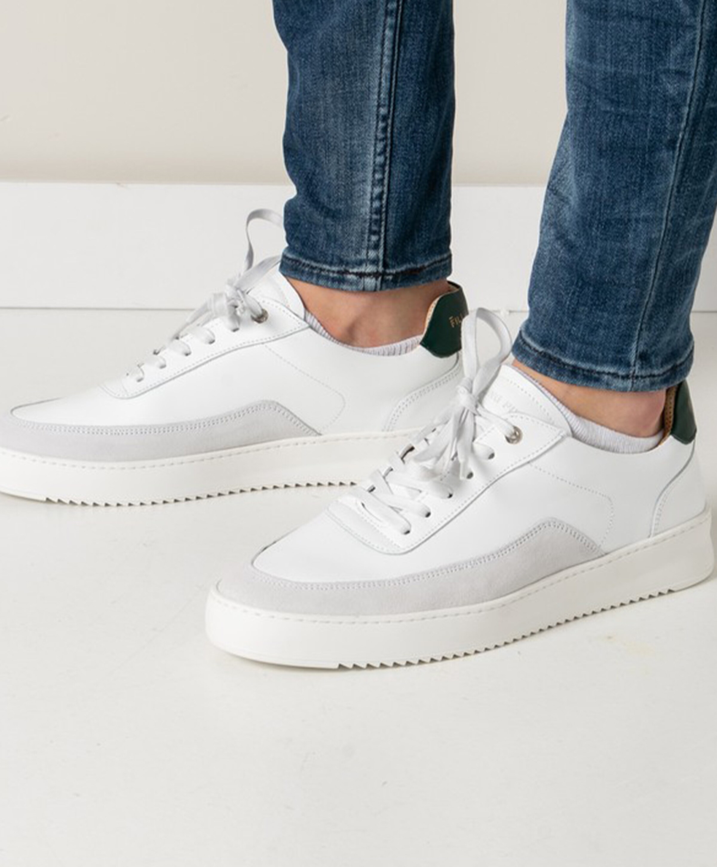 Filling Pieces Mondo squash  heren sneakers wit