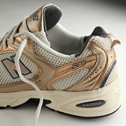 Baskets 530 MR530LG Turtledove Gold Metallic