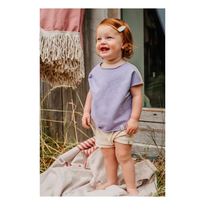 Bonnie & The Gang T-Shirt Millie Coton Bio | Lavande