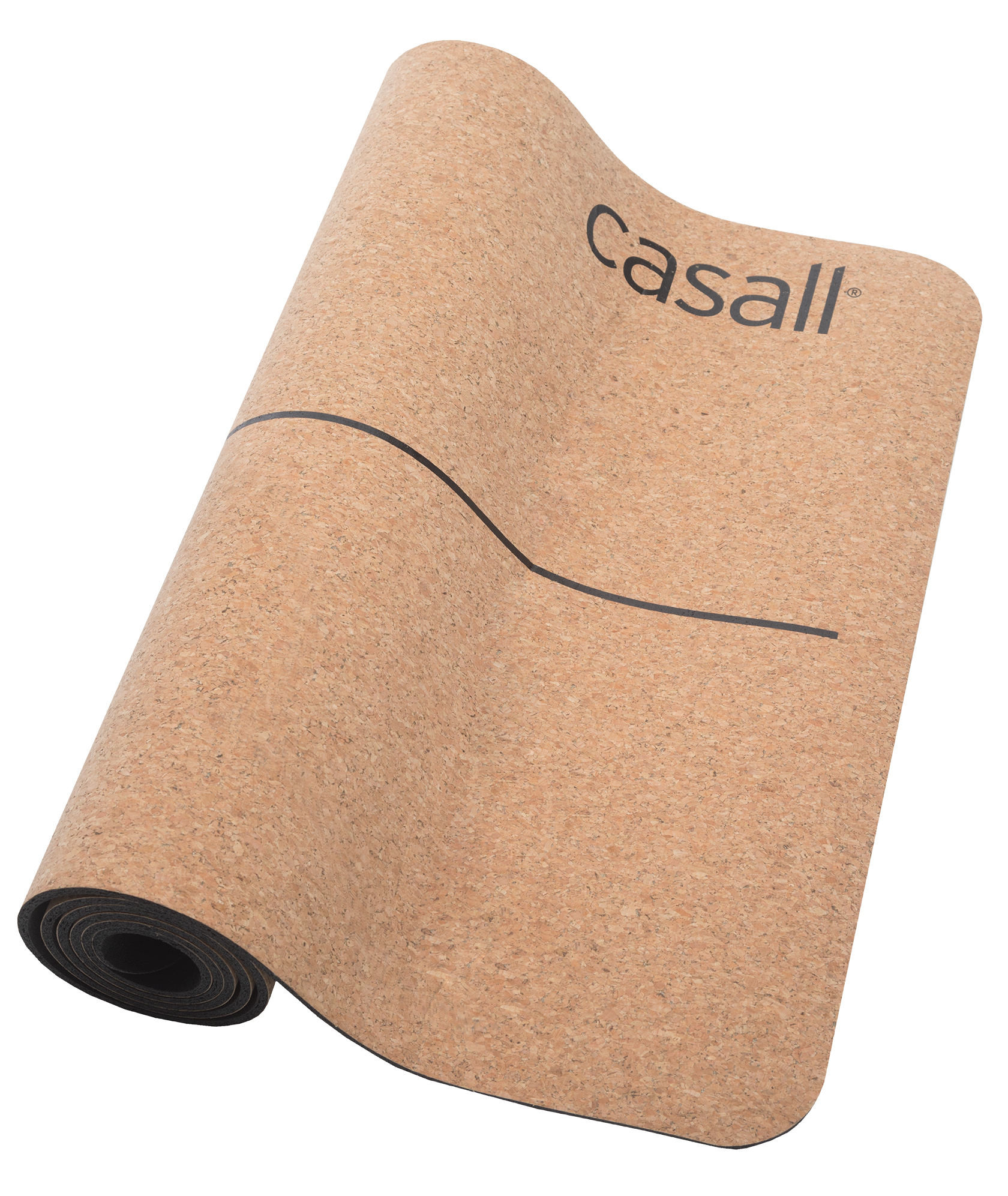 Yoga Mat Natural Cork 5mm 101/Natural cork/black