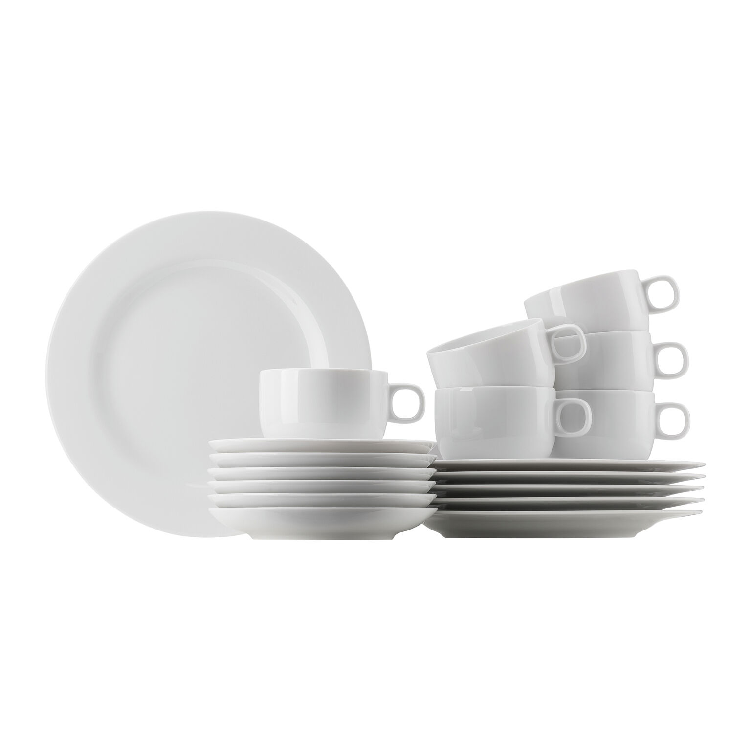 Moon Weiss Kaffeeset 18-tlg.