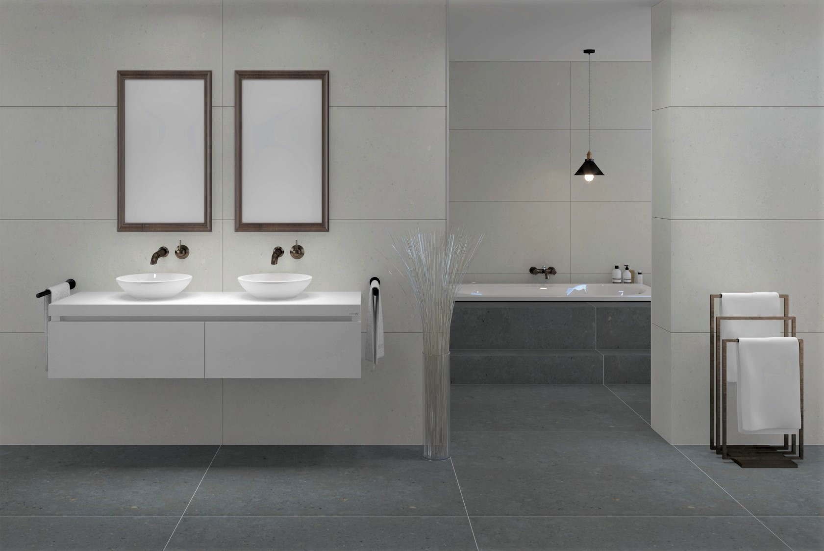 Navale Elio vloertegel 120x120cm antraciet gerectificeerd