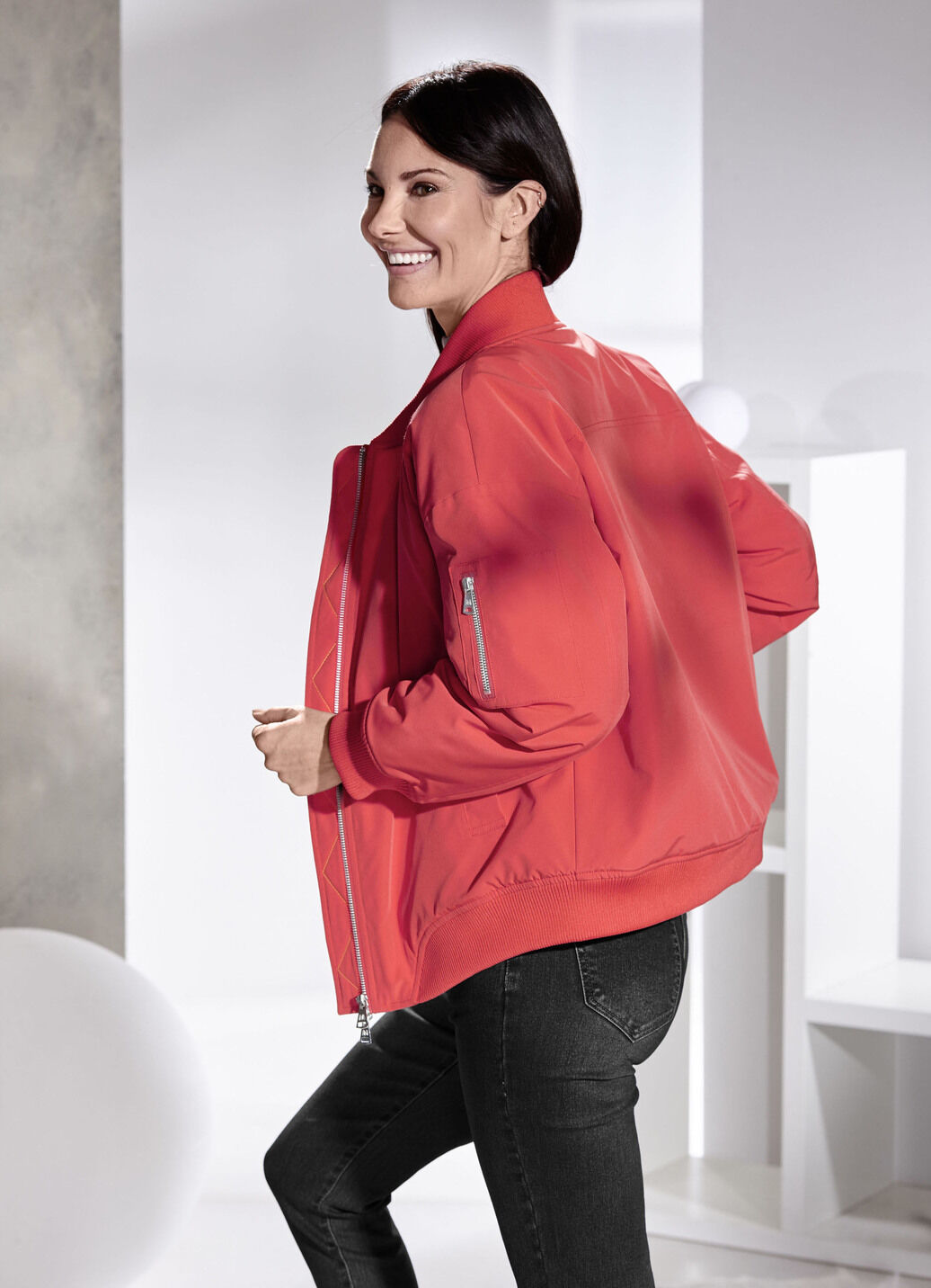 Blouson mit 2-Wege-Reißverschluss