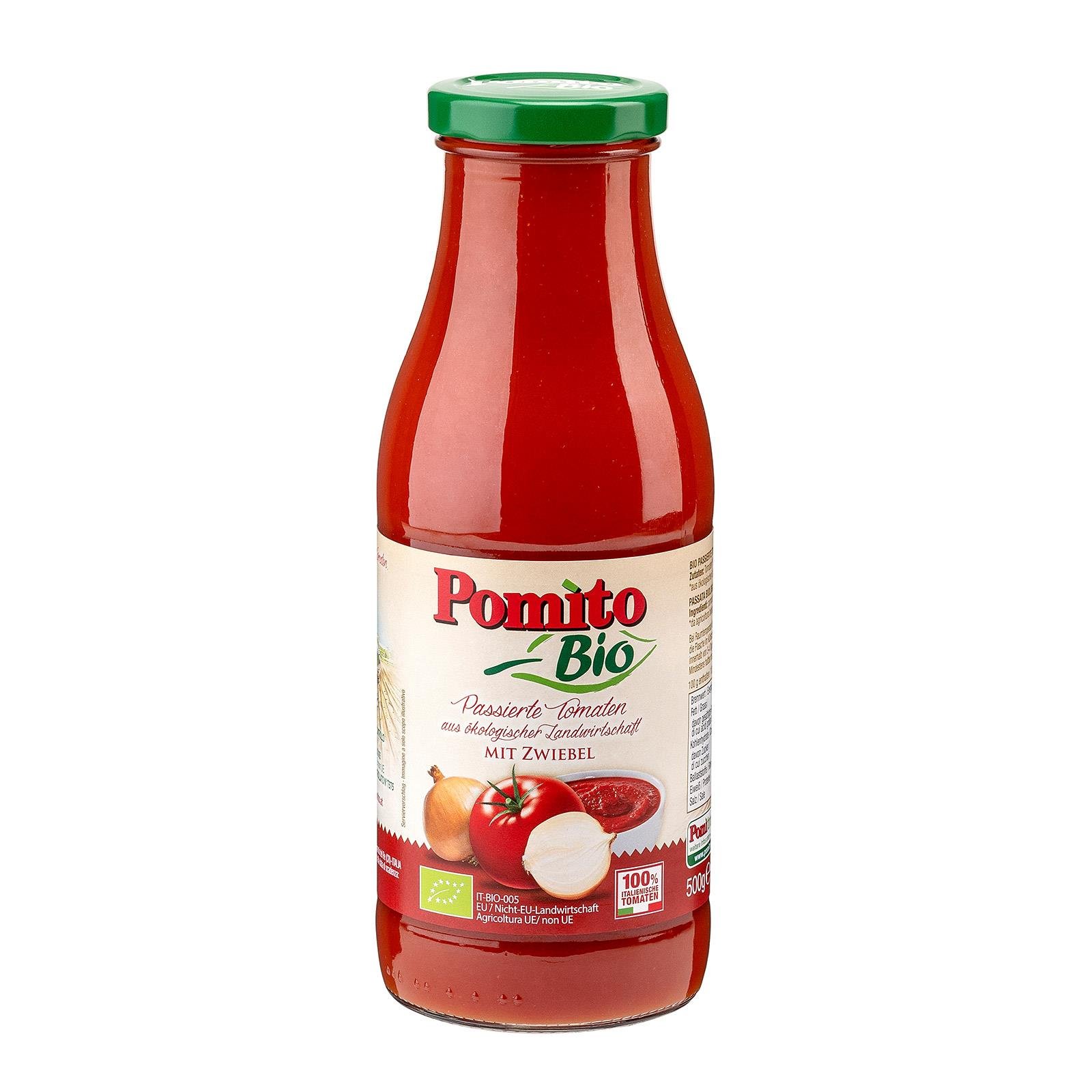 Pomito Bio Passierte Tomaten mit Zwiebel