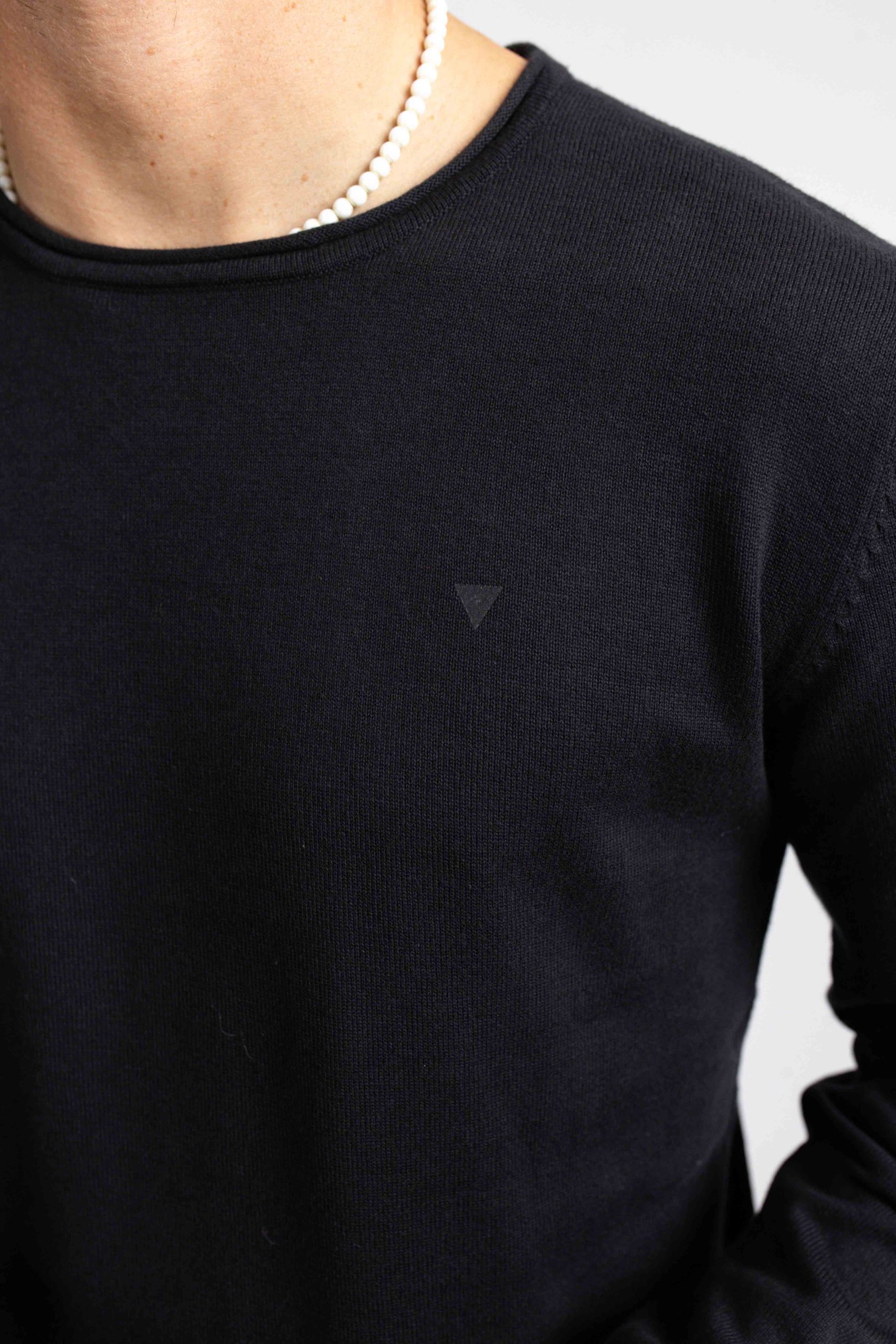 Purewhite Essentials Garment Dye Knit Sweater Heren Antra