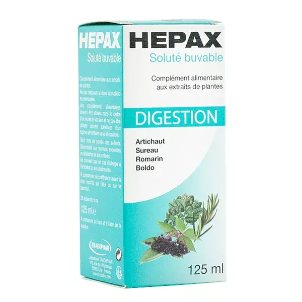 Hepax Solução Oral para Digestão 125ml