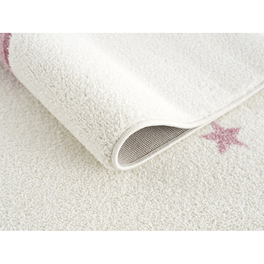 LIVONE Kinderteppich Kids love Rugs WOLKE cremerosa