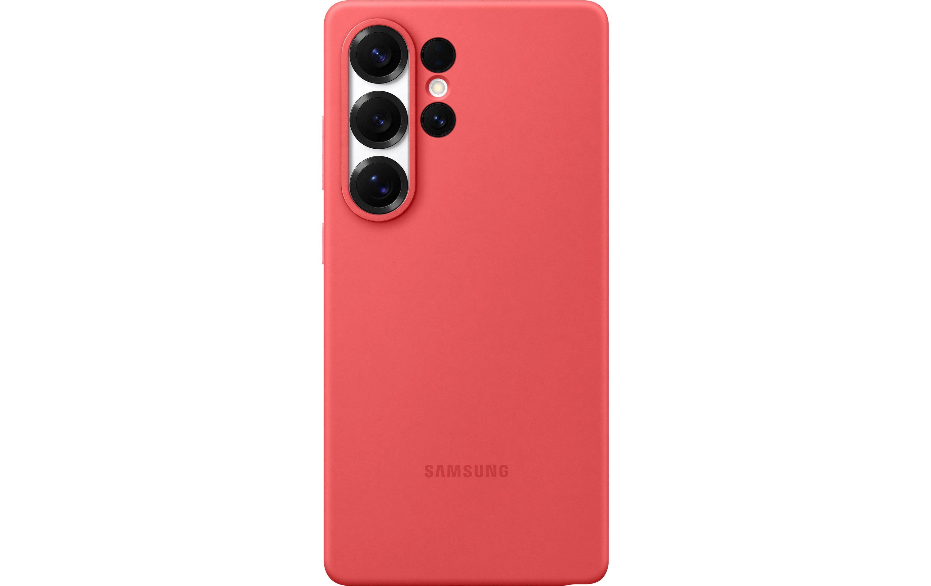 Back Cover Silicone Galaxy S25 Ultra RotModerne Handyhülle aus ultradünnem und griffigem Silikon für das Samsung Galaxy S25 Ultra
