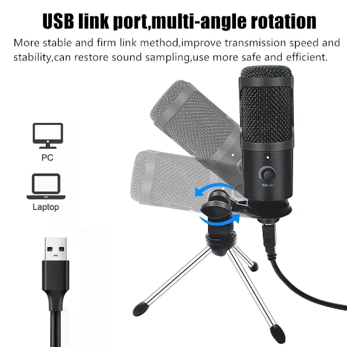 Microphone USB de jeu Cfsyls
